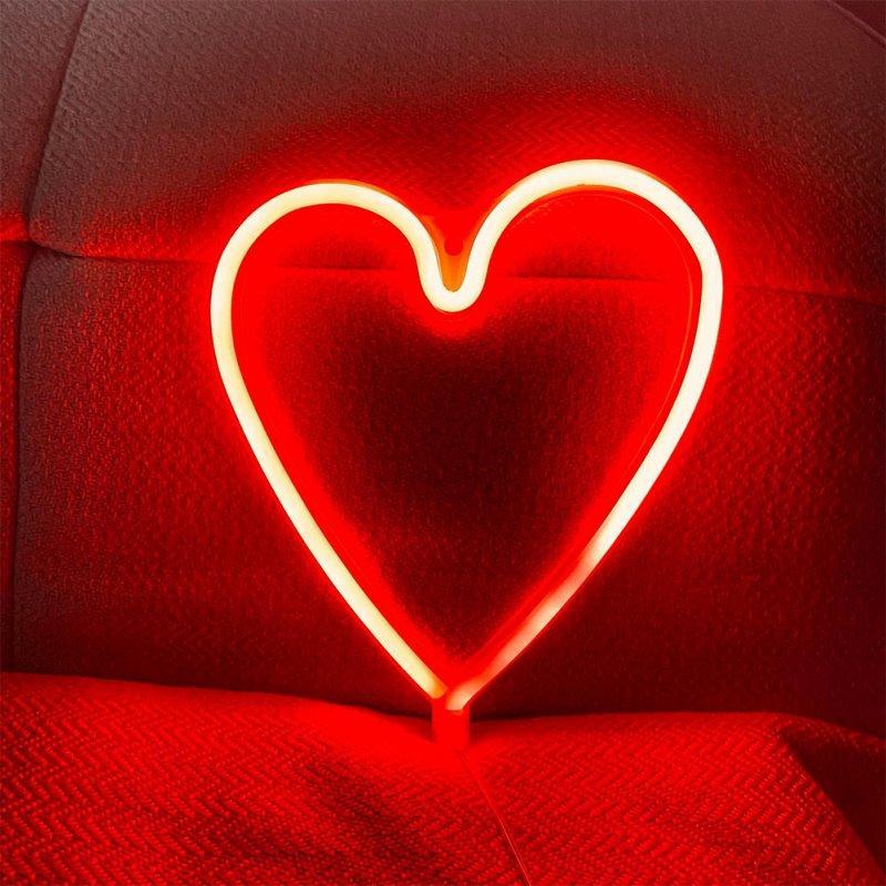 LED Night Lights |   Wholesale 5v Led Neon Light Love Shape For Wedding Party Proposal Birthday Confession Scene Layout Decoration red LED Lighting LED Night Lights