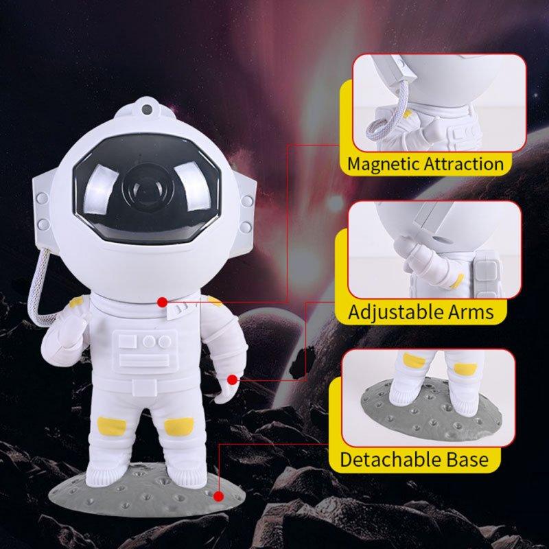 LED Night Lights |   Wholesale 5w LED Starry Sky Projector Lights 360 Degree Rotating Cute Astronaut Shape Night Lights Plug-in LED Lighting LED Night Lights