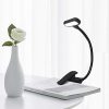 LED Night Lights |   Wholesale 9 Leds Clip On Book Light 3 Color Temperatures Stepless Dimming USB Rechargeable Touch Sensor Reading Lamp For Book Lovers black LED Lighting Black