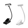 LED Night Lights |   Wholesale 9 Leds Clip On Book Light 3 Color Temperatures Stepless Dimming USB Rechargeable Touch Sensor Reading Lamp For Book Lovers black LED Lighting Black