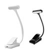 LED Night Lights |   Wholesale 9 Leds Clip On Book Light 3 Color Temperatures Stepless Dimming USB Rechargeable Touch Sensor Reading Lamp For Book Lovers black LED Lighting Black