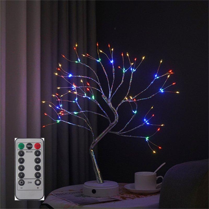 LED Night Lights |   Wholesale Artificial Light Tree Light 108led Desktop Bonsai Pearl Tree Lamp 4-color with RC LED Lighting 4-color (with remote