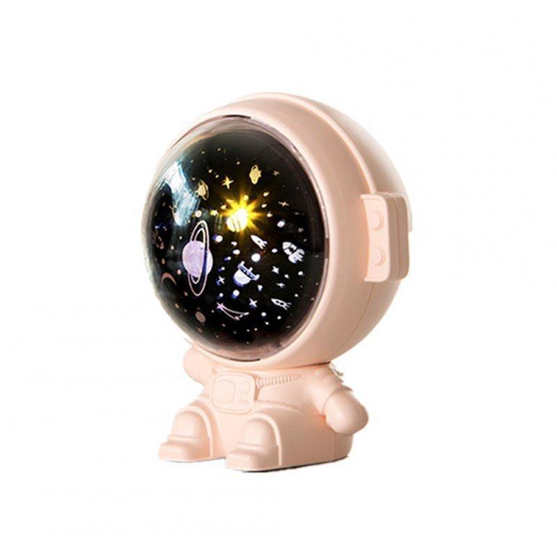 LED Night Lights |   Wholesale Astronaut Led Star Projector 360 Degree Rotation Usb Charging Music Projector Lamp Night Light Kids Baby Gifts pink LED Lighting LED Night Lights