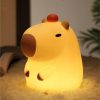 LED Night Lights |   Wholesale Capybara LED Night Light Cute Capybara Night Lamp 800mAh Battery Nursery Night Light Bedside Table Lamp For Boys Girls Kids 3.86×6.5×4.33 In warm light LED Lighting LED Night Lights