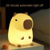 LED Night Lights |   Wholesale Capybara LED Night Light Cute Capybara Night Lamp 800mAh Battery Nursery Night Light Bedside Table Lamp For Boys Girls Kids 3.86×6.5×4.33 In warm light LED Lighting LED Night Lights