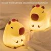 LED Night Lights |   Wholesale Capybara LED Night Light Cute Capybara Night Lamp 800mAh Battery Nursery Night Light Bedside Table Lamp For Boys Girls Kids 3.86×6.5×4.33 In warm light LED Lighting LED Night Lights