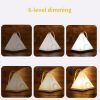 LED Night Lights |   Wholesale Cordless Tent Night Light Portable Rechargeable 3-level Brightness Adjustable Night Lamp For Outdoor Camping Hiking Khaki LED Lighting Khaki