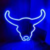 LED Night Lights |   Wholesale Cow Horn Sign Desktop Lamp, Nightstand Lamps, USB Or Battery Powered Night Light, Hanging cow head Table Decoration For Living Room, Bedroom, Gaming Room, Children’s Room pink LED Lighting LED Night Lights