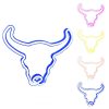 LED Night Lights |   Wholesale Cow Horn Sign Desktop Lamp, Nightstand Lamps, USB Or Battery Powered Night Light, Hanging cow head Table Decoration For Living Room, Bedroom, Gaming Room, Children’s Room pink LED Lighting LED Night Lights