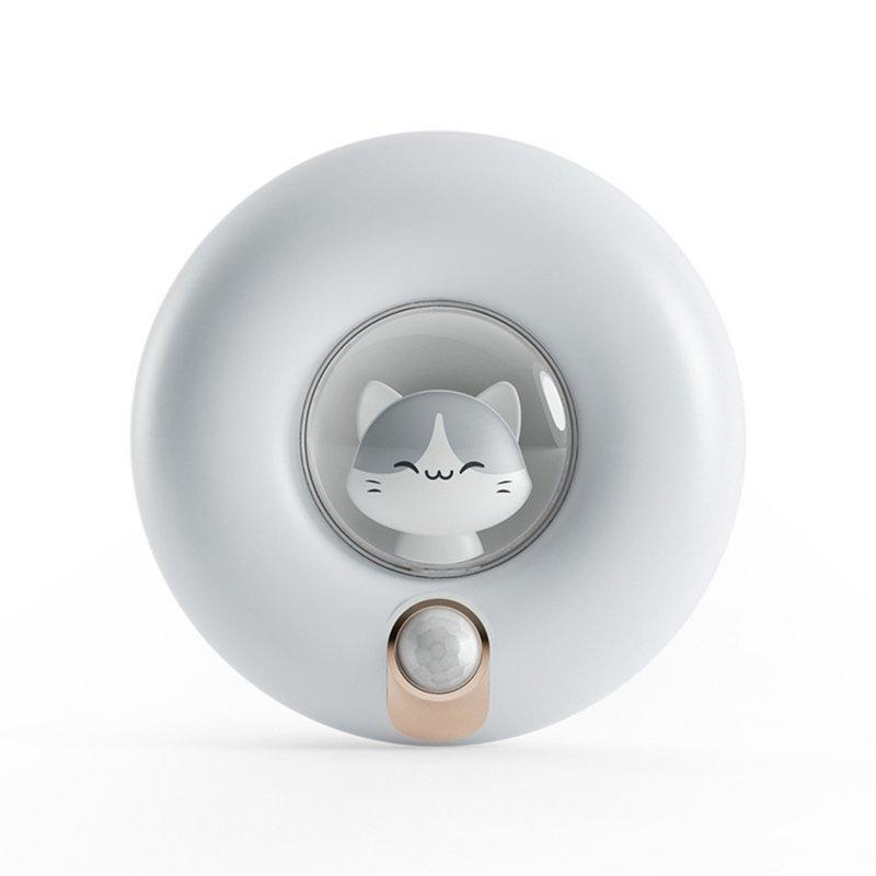 LED Night Lights |   Wholesale Cute Cat Motion Sensor Night Light Rechargeable Magnetic Nightlights Adjustable Brightness Cartoon Cat Led Lamp USB Charging, For Hallway Bedroom Nursery White LED Lighting LED Night Lights