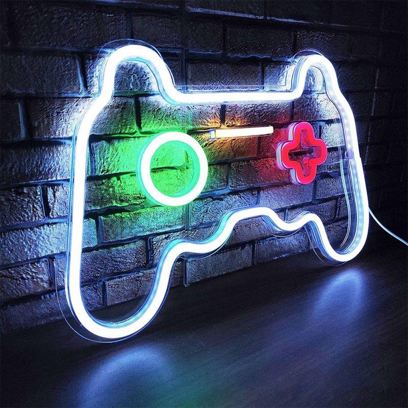 LED Night Lights |   Wholesale Gaming Neon Sign Gamer Wall Game Room Decor Gamer Gifts Neon Sign Wall Lights LED Sign White LED Lighting LED Night Lights