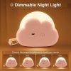 LED Night Lights |   Wholesale Kids Led Cute Cloud Shape Night Light With Lanyard 4 Lighting Modes Rechargeable 1200mah Battery Bedside Lamp pink LED Lighting LED Night Lights