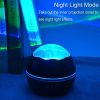 LED Night Lights |   Wholesale Kids Night Light 360 Degree Rotating 2 In 1 Ocean Starry Night Light Projector 8 Colors Changing Light For Boys Girls black LED Lighting Black