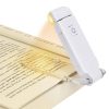 LED Night Lights |   Wholesale Led Book Light Usb Rechargeable Portable 3 Brightness Adjustable Clip-on Reading Light Gift For Book Lovers  (Black) 1W LED Lighting (Black) + 1W