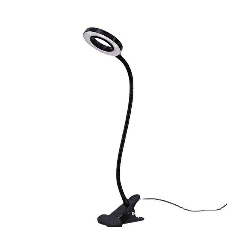 LED Night Lights |   Wholesale Led Clip-on Desk Lamp 3 Modes 10 Brightness Levels Folding Eye Protection Flexible Arm Usb Reading Light black LED Lighting Black