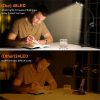 LED Night Lights |   Wholesale Led Clip-on Desk Lamp 3 Modes 10 Brightness Levels Folding Eye Protection Flexible Arm Usb Reading Light silver LED Lighting LED Night Lights