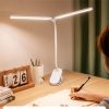 LED Night Lights |   Wholesale Led Clip On Table Lamp 3 Levels 1500mah Large Capacity Battery Rechargeable Eye Protection Desk Lamps green LED Lighting Green