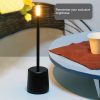 LED Night Lights |   Wholesale LED Desk Lamp 5-100% Adjustable Brightness Stepless Dimming Touch Sensor Bedroom Bedside Lamp For Living Room Bedroom black LED Lighting Black