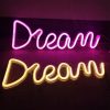 LED Night Lights |   Wholesale Led Dream Shape Neon Lamp Usb Charging Birthday Wedding Holiday Supply For Living Room Wall Decoration pink LED Lighting LED Night Lights