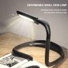 LED Night Lights |   Wholesale Led Hanging Neck Reading Light 3 Colors Stepless Dimming 270 ° Rotatable Eye Caring Touch Sensor Book Lights black LED Lighting Black