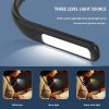 LED Night Lights |   Wholesale Led Hanging Neck Reading Light 3 Colors Stepless Dimming 270 ° Rotatable Eye Caring Touch Sensor Book Lights black LED Lighting Black