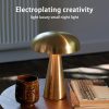 LED Night Lights |   Wholesale Led Mushroom Table Lamp 3 Color Dimming 1800mah Battery Energy Saving Eye Protective Usb Night Light Bronze Charging 3 color + dimming LED Lighting Bronze + Charging 3 color + dimming