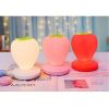 LED Night Lights |   Wholesale Led Night Light Strawberry Shape Usb Rechargeable Eye Protection Decorative Table Lamp For Bedroom Decor pink LED Lighting LED Night Lights