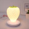 LED Night Lights |   Wholesale Led Night Light Strawberry Shape Usb Rechargeable Eye Protection Decorative Table Lamp For Bedroom Decor pink LED Lighting LED Night Lights