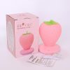 LED Night Lights |   Wholesale Led Night Light Strawberry Shape Usb Rechargeable Eye Protection Decorative Table Lamp For Bedroom Decor pink LED Lighting LED Night Lights