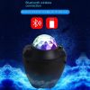 LED Night Lights |   Wholesale Led Projection Light Bluetooth Remote Control Rgb Night Light for Home Living Room Decor Black LED Lighting Black