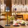 LED Night Lights |   Wholesale Led Table Lamp 5200mah Aluminum Alloy Living Room Eye Protective Usb Charging Bedside Reading Lamp black LED Lighting Black