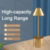 LED Night Lights |   Wholesale Led Touch Table Lamp 3 Colors Stepless Dimming Usb Rechargeable Eye Protection Night Light Desk Lamp black LED Lighting Black