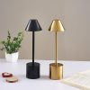 LED Night Lights |   Wholesale Led Touch Table Lamp 3 Colors Stepless Dimming Usb Rechargeable Eye Protection Night Light Desk Lamp black LED Lighting Black