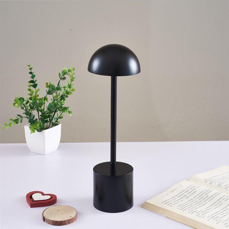 LED Night Lights |   Wholesale Led Touch Table Lamp Usb Rechargeable Touch 3 Colors Stepless Dimming Eye Protection Night Light black LED Lighting Black