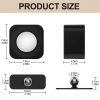 LED Night Lights |   Wholesale LED Wall Light USB Rechargeable Battery Operated 3 Color Temperature Dimmable 360° Rotate Magnetic Ball Cordless Night Light black LED Lighting Black