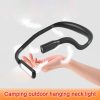 LED Night Lights |   Wholesale Lightweight Hanging Neck Light Built-in 1800mAh Lithium Battery Neck Reading Light Perfect For Reading Knitting Repairing black LED Lighting Black