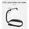 LED Night Lights |   Wholesale Lightweight Hanging Neck Light Built-in 1800mAh Lithium Battery Neck Reading Light Perfect For Reading Knitting Repairing black LED Lighting Black