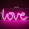 LED Night Lights |   Wholesale Love-shaped  Neon  Light Battery Usb Dual-purpose Modeling Lamp Valentine Day Confession Proposal Decoration Props Night Light LED Lighting LED Night Lights