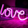 LED Night Lights |   Wholesale Love-shaped  Neon  Light Battery Usb Dual-purpose Modeling Lamp Valentine Day Confession Proposal Decoration Props Night Light LED Lighting LED Night Lights