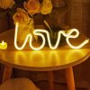 LED Night Lights |   Wholesale Love-shaped  Neon  Light Battery Usb Dual-purpose Modeling Lamp Valentine Day Confession Proposal Decoration Props Night Light LED Lighting LED Night Lights