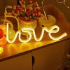 LED Night Lights |   Wholesale Love-shaped  Neon  Light Battery Usb Dual-purpose Modeling Lamp Valentine Day Confession Proposal Decoration Props Night Light LED Lighting LED Night Lights