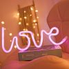 LED Night Lights |   Wholesale Love-shaped  Neon  Light Battery Usb Dual-purpose Modeling Lamp Valentine Day Confession Proposal Decoration Props Night Light LED Lighting LED Night Lights