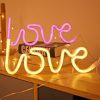 LED Night Lights |   Wholesale Love-shaped  Neon  Light Battery Usb Dual-purpose Modeling Lamp Valentine Day Confession Proposal Decoration Props Night Light LED Lighting LED Night Lights