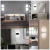 LED Night Lights |   Wholesale Modern Led Wall Light Indoor Outdoor High Brightness Energy Saving Up Down Home Lighting Lamp black LED Lighting Black