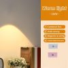 LED Night Lights |   Wholesale Motion Sensor LED Night Light Battery Powered Night Light Indoor Portable Night Light For Bedroom Wall Staircase Closet Aisle Body Induction Lamp White LED Lighting LED Night Lights