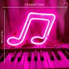 LED Night Lights |   Wholesale Musical Note LED Neon Sign USB/Battery Powered Decoration Neon Lamp For Home Bedroom KTV Bar Party Wall Decor red LED Lighting LED Night Lights