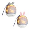 LED Night Lights |   Wholesale Night Lamp Projector Starry Sky Night Light Toys With 360° Rotation Timer 10 Remote Light Modes Birthday Christmas Gifts For Kids Gray-Cute Deer USB model LED Lighting Gray-Cute Deer + USB model