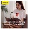 LED Night Lights |   Wholesale Portable Clip-type Led Desk  Lamp 3-level Brightness Stepless Dimmable Wireless Usb Rechargeable 360 Degree Reading Night Light Black LED Lighting Black