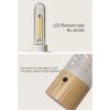 LED Night Lights |   Wholesale Portable Wooden Night Light Led Stepless Dimming Usb Rechargeable Atmosphere Lamp for Outdoor Camping Hiking LED Lighting As shown