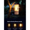 LED Night Lights |   Wholesale Portable Wooden Night Light Led Stepless Dimming Usb Rechargeable Atmosphere Lamp for Outdoor Camping Hiking LED Lighting As shown